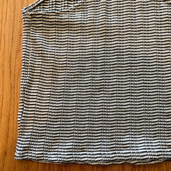 Express Black/White Striped Halter Top - Size S - Picture 7 of 12